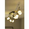 Trio Leuchten CLAPTON Deckenleuchte LED Aluminium, Chrom, Edelstahl, 6-flammig