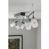 Trio Leuchten CLAPTON Deckenleuchte LED Aluminium, Chrom, Edelstahl, 6-flammig