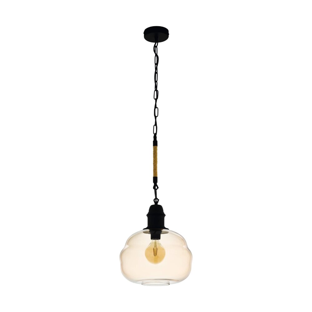 Eglo Leuchten MARYSVILLE Hängeleuchte Schwarz, 1-flammig main product photo