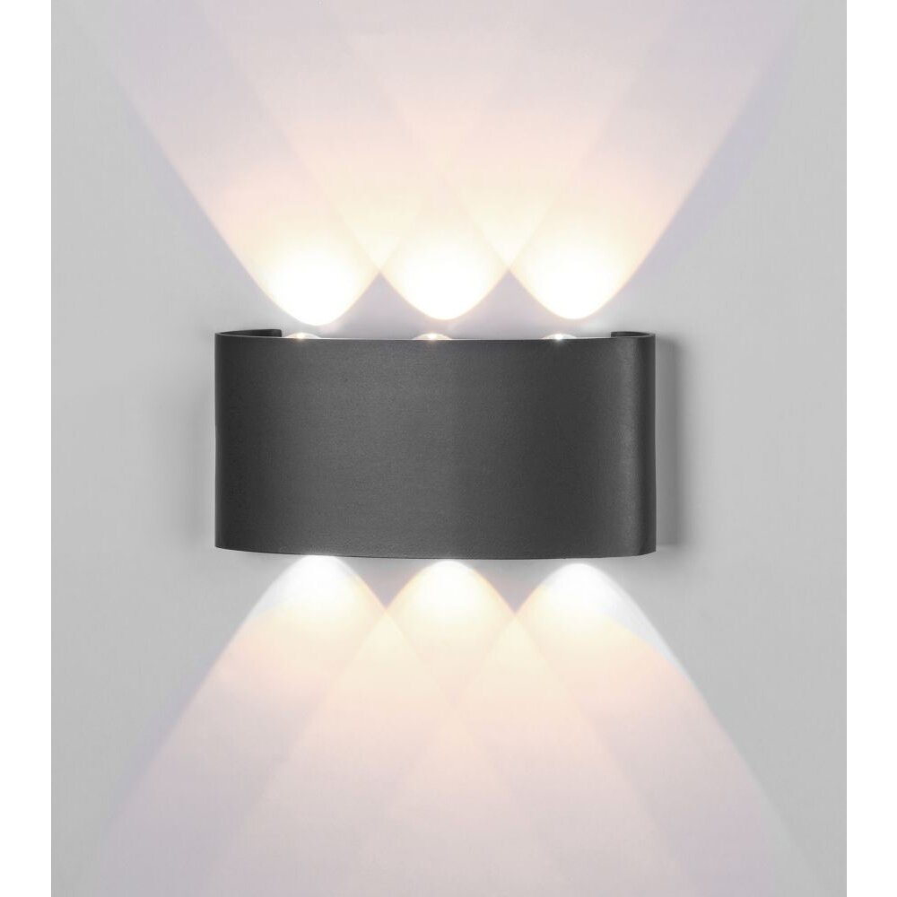 Mantra ARCS Außenwandleuchte LED Grau, 1-flammig main product photo