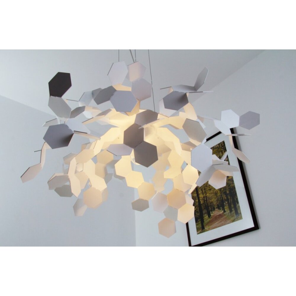 Zava Luce Andromeda Hängeleuchte Weiß, 1-flammig main product photo