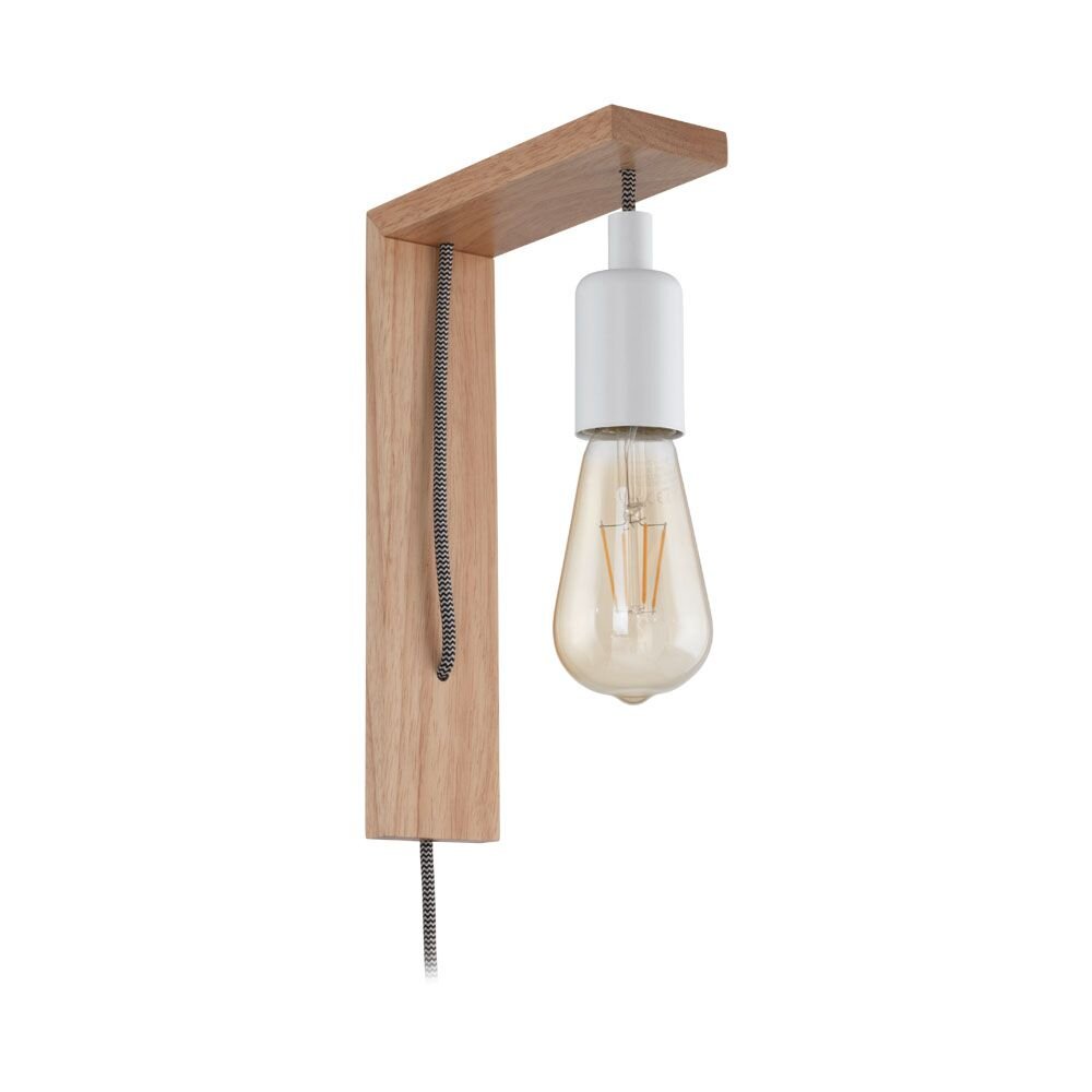Eglo TOCOPILLA Wandleuchte Braun, Weiß, 1-flammig main product photo