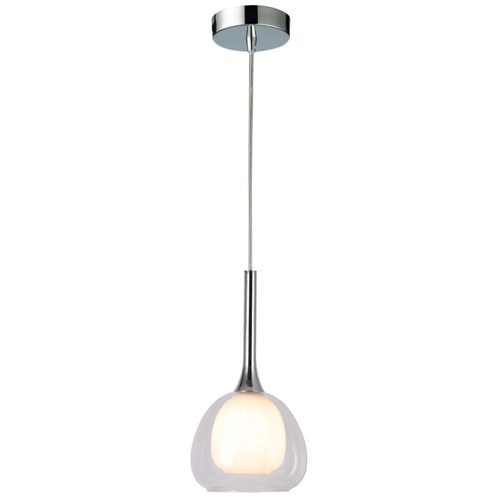 Brilliant Leuchten Hadan Pendelleuchte Chrom, 1-flammig main product photo