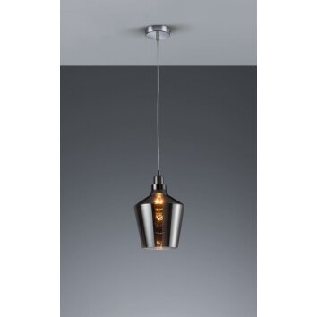 Trio Leuchten CALAIS Hängeleuchte Aluminium, 1-flammig Trio Leuchten CALAIS Hängeleuchte Aluminium, 1-flammig
