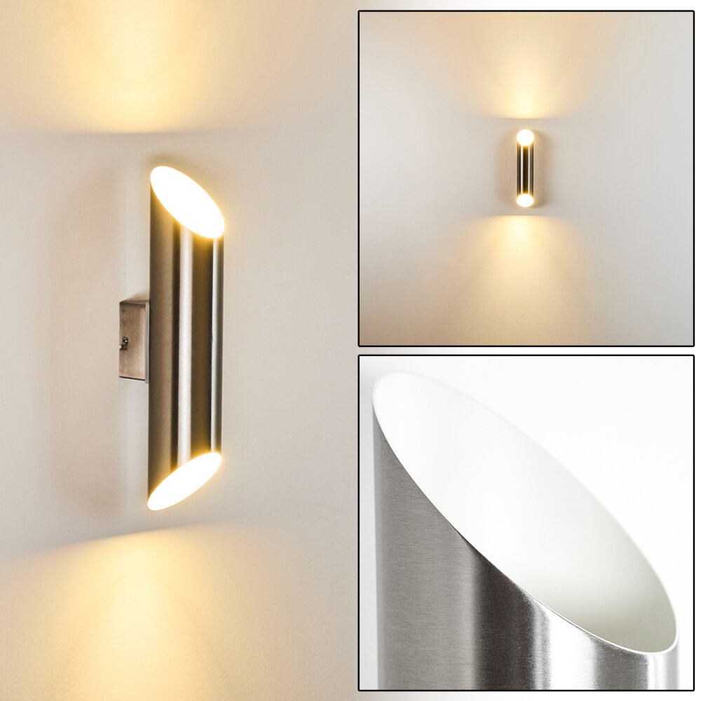 Saulcy Außenwandleuchte LED Edelstahl, 2-flammig main product photo