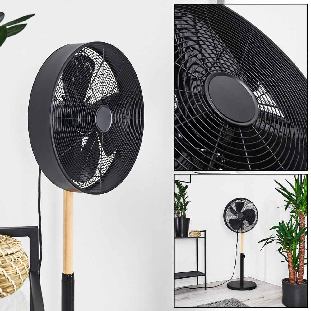 Markham Ventilator Holz hell, Schwarz main product photo