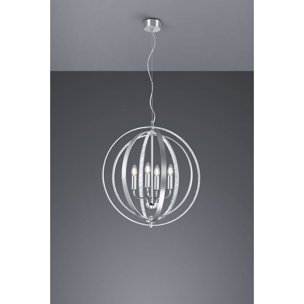 Trio Leuchten CANDELA Krone Aluminium, 4-flammig main product photo