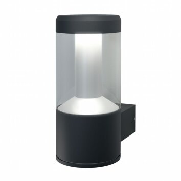 LEDVANCE SMART+ Außenwandleuchte Grau, 1-flammig, Farbwechsler