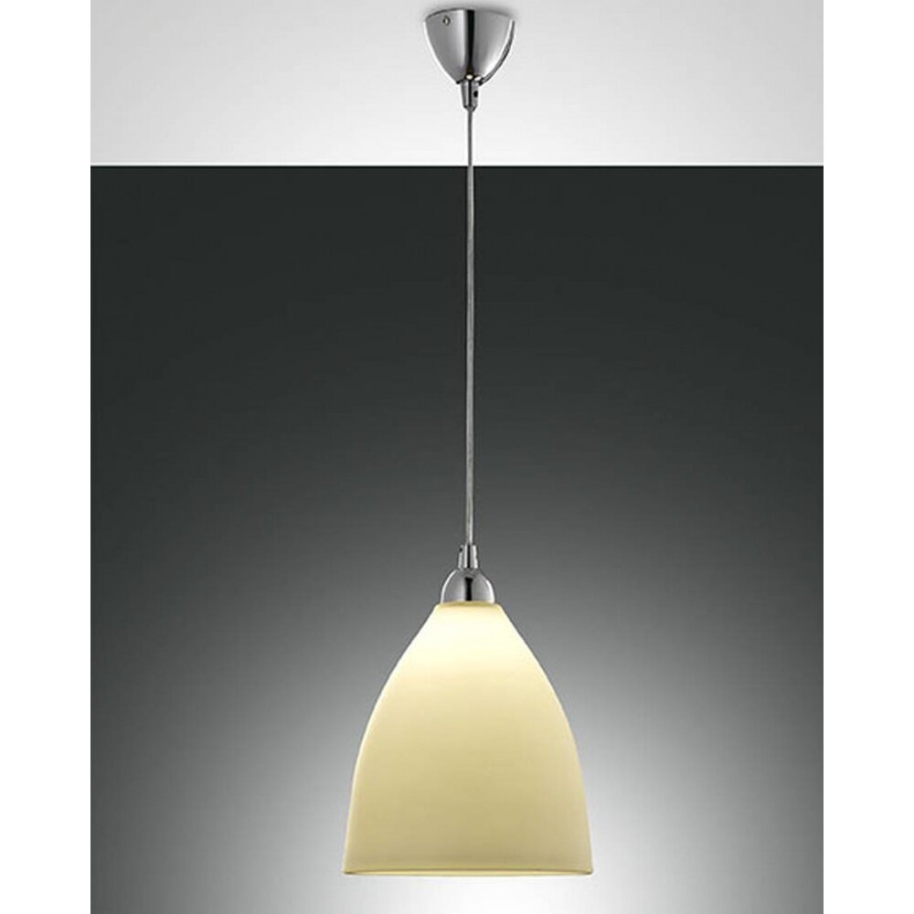 Fabas Luce PROVENZA Hängeleuchte Chrom, 1-flammig main product photo
