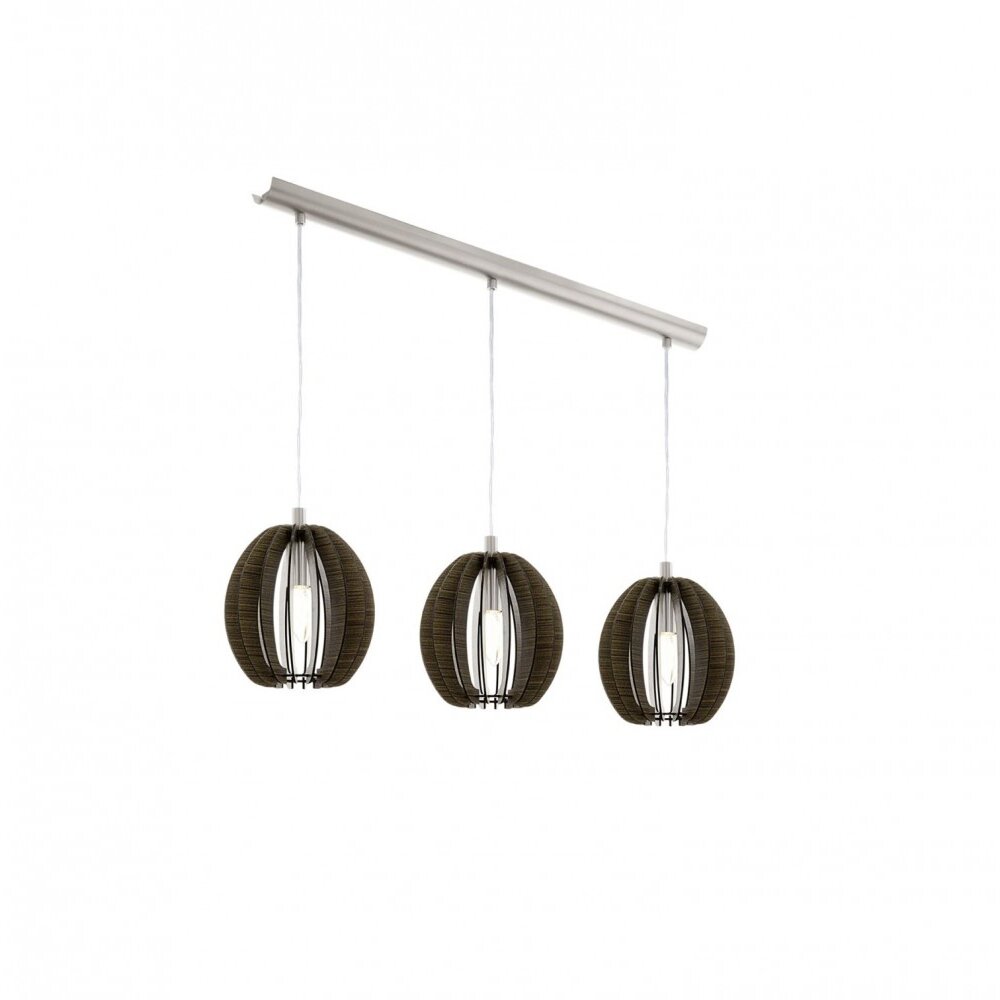 Eglo COSSANO Pendelleuchte Nickel-Matt, 3-flammig main product photo