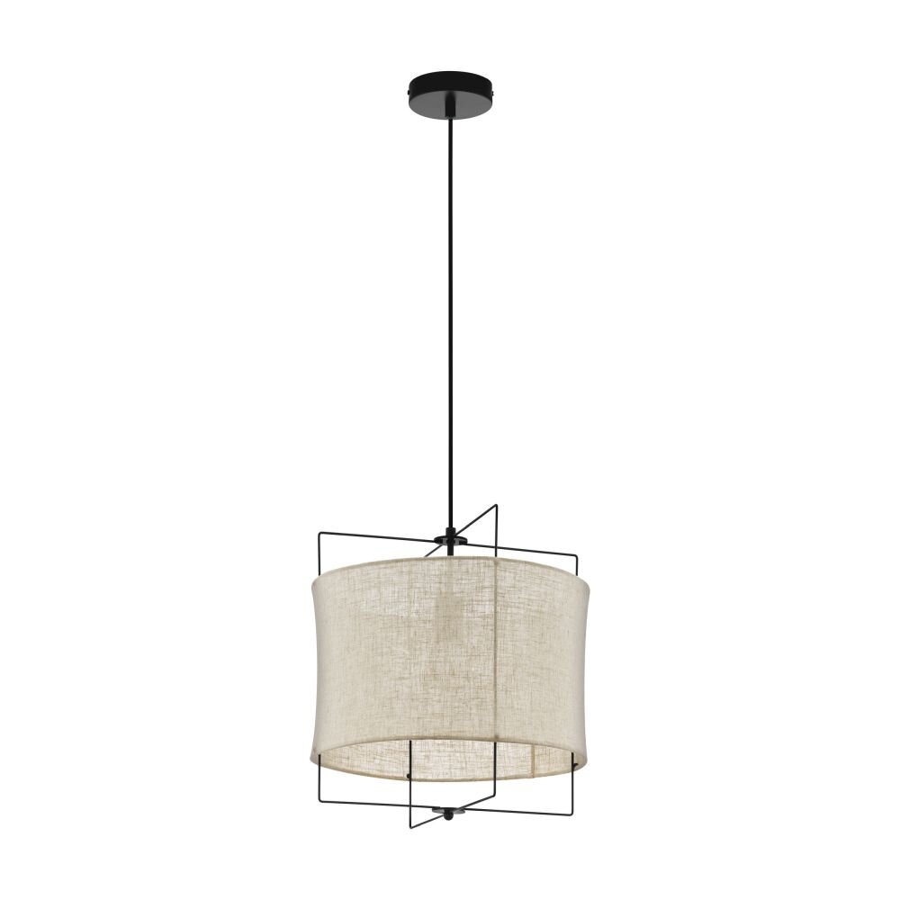 EGLO BRIDEKIRK Hängeleuchte Schwarz, 1-flammig main product photo