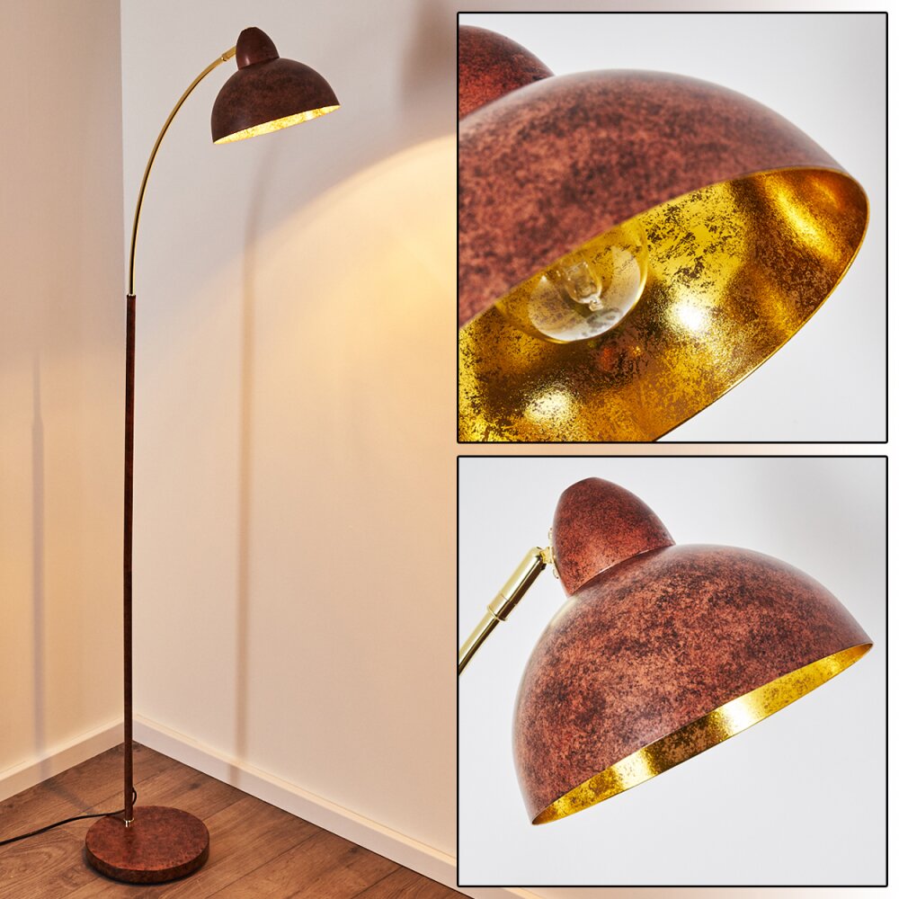 Poitou Stehleuchte Rostfarben, 1-flammig main product photo
