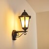 Lignac Außenwandleuchte Schwarz, Silber, 1-flammig