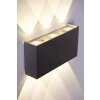 Stream Wandleuchte Aluminium, 6-flammig