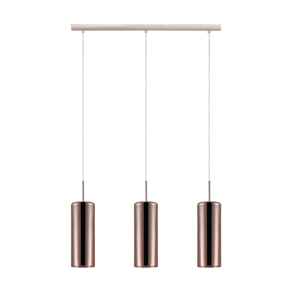 Eglo Leuchten SELVINO Hängeleuchte Nickel-Matt, 3-flammig main product photo