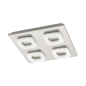 Eglo LITAGO Deckenleuchte LED Nickel-Matt, 4-flammig