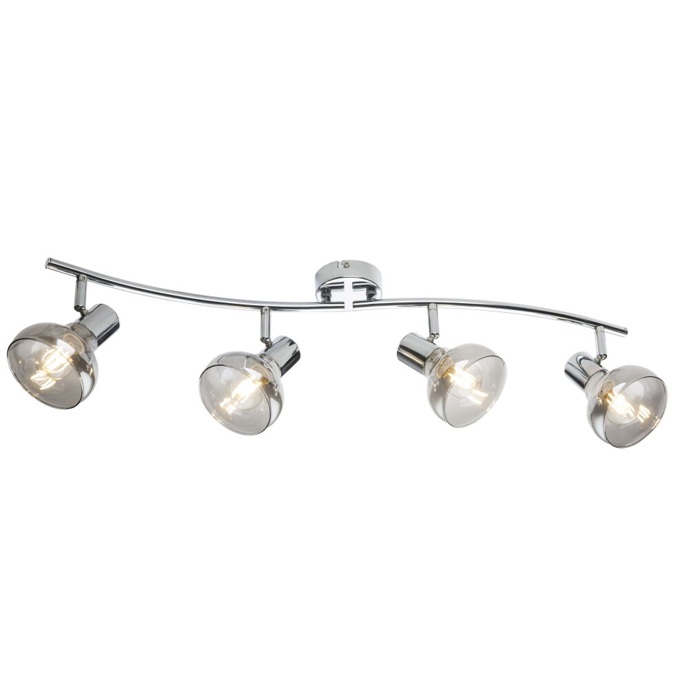 Globo LOTHAR Deckenleuchte Grau, 4-flammig main product photo