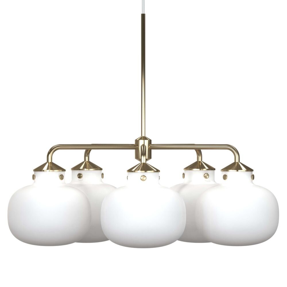 Design For The People by Nordlux RAITO Hängeleuchte Weiß, 5-flammig main product photo