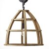 Brilliant Matrix Wood Pendelleuchte Schwarz, 1-flammig