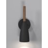 Design For The People by Nordlux Pure Wandleuchte Holz dunkel, Schwarz, 1-flammig
