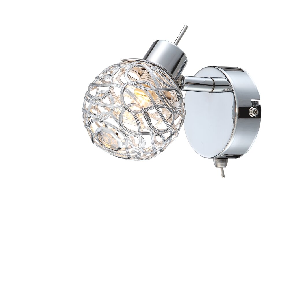 Globo Bolt Wandstrahler LED Chrom, 1-flammig main product photo