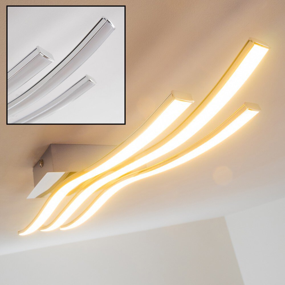 Cartago Deckenleuchte LED Chrom, 3-flammig main product photo