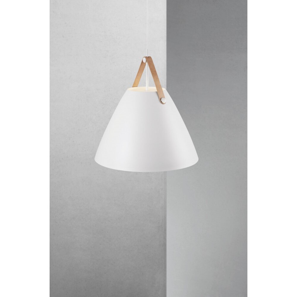 Design For The People by Nordlux Strap48 Pendelleuchte Weiß, 1-flammig main product photo