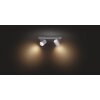 Philips Hue Ambiance White & Color Argenta Wand-/Deckenspot Erweiterung Silber, 2-flammig, Farbwechsler