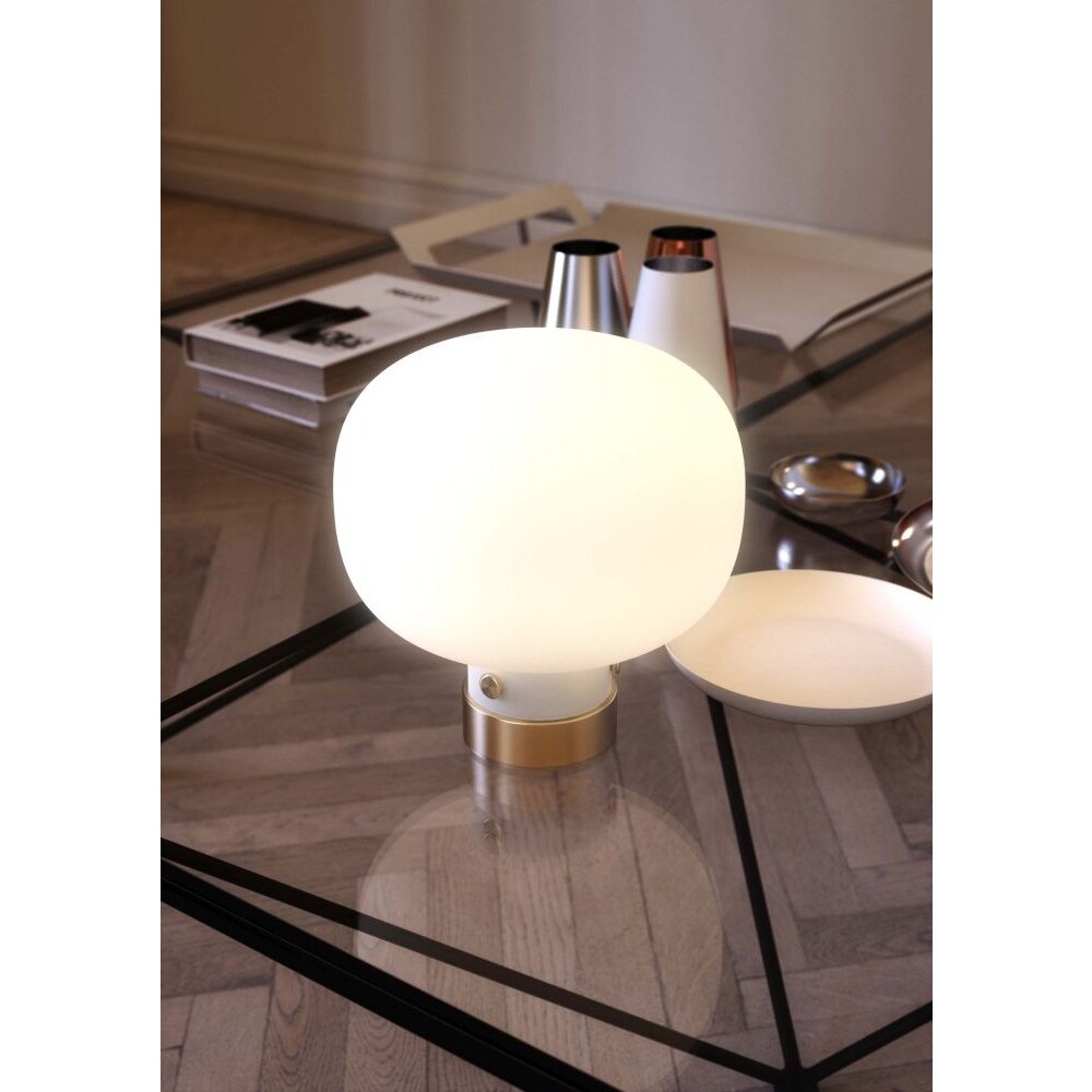 Design For The People by Nordlux RAITO Tischleuchte Weiß, 1-flammig main product photo