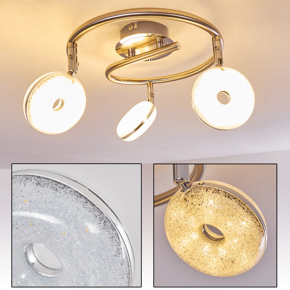 Donot Deckenleuchte LED Nickel-Matt, 3-flammig main product photo