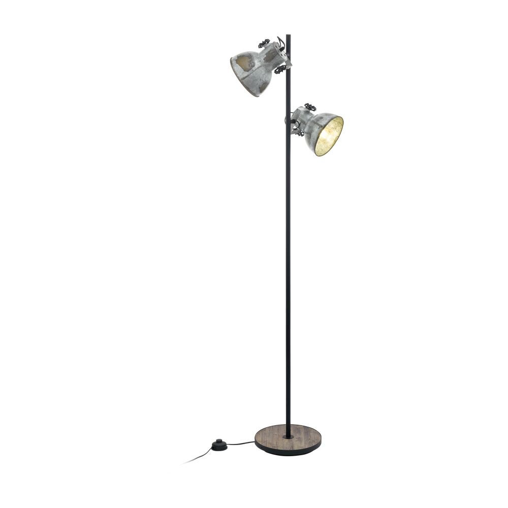 Eglo BARNSTAPLE Stehleuchte Braun, Schwarz, 2-flammig main product photo