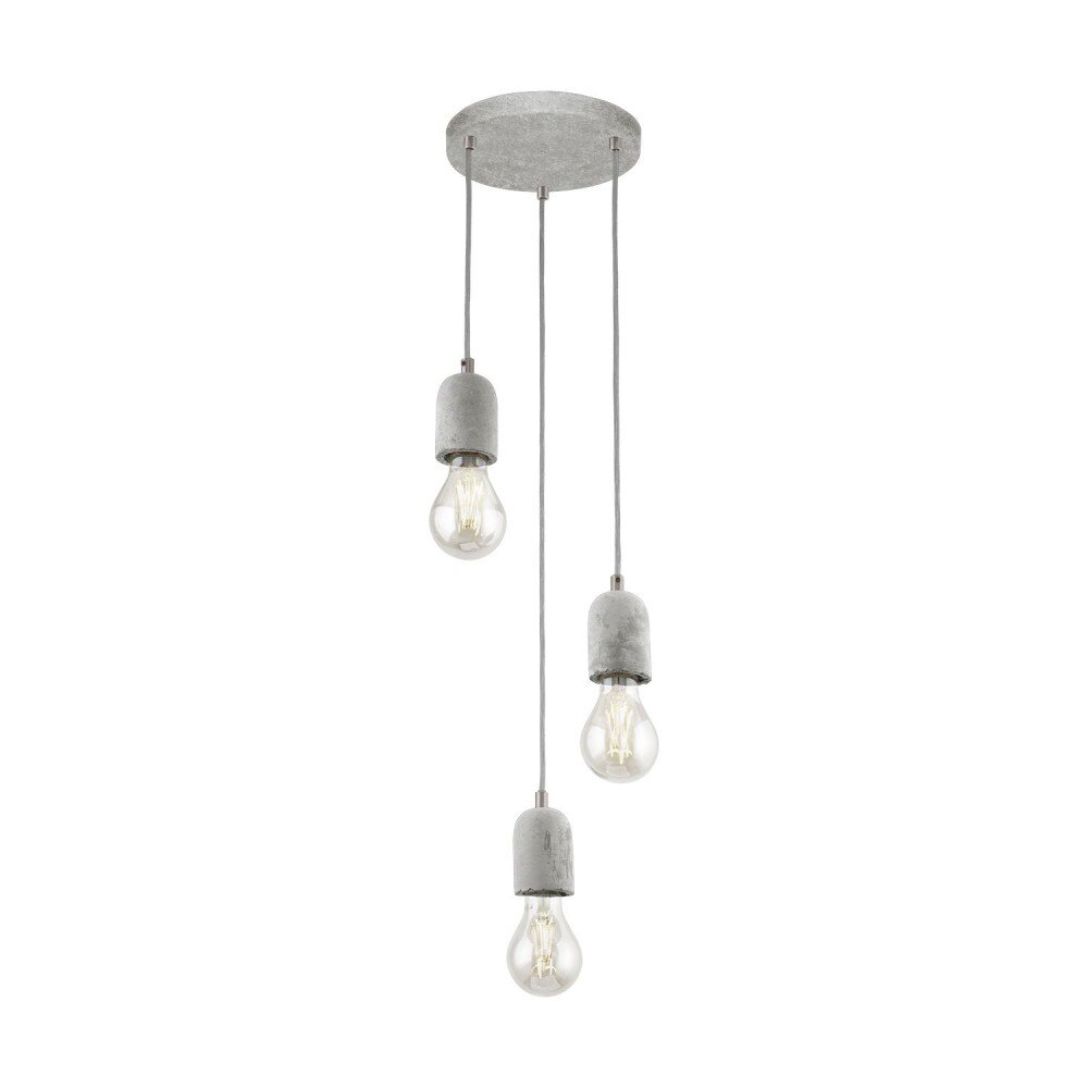 Eglo SILVARES Pendelleuchten Grau, 3-flammig main product photo