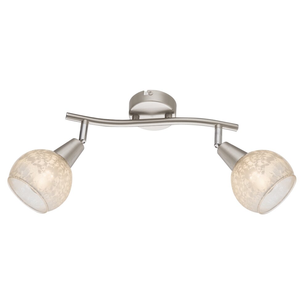 Globo CALIFORNIA Deckenstrahler Nickel-Matt, 2-flammig main product photo