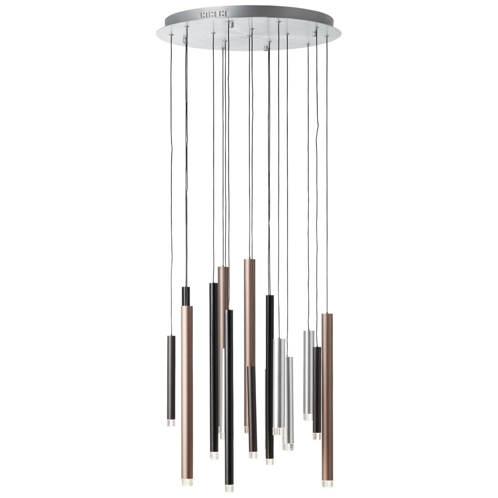 Brilliant Living Cembalo Pendelleuchte LED Braun, 16-flammig main product photo