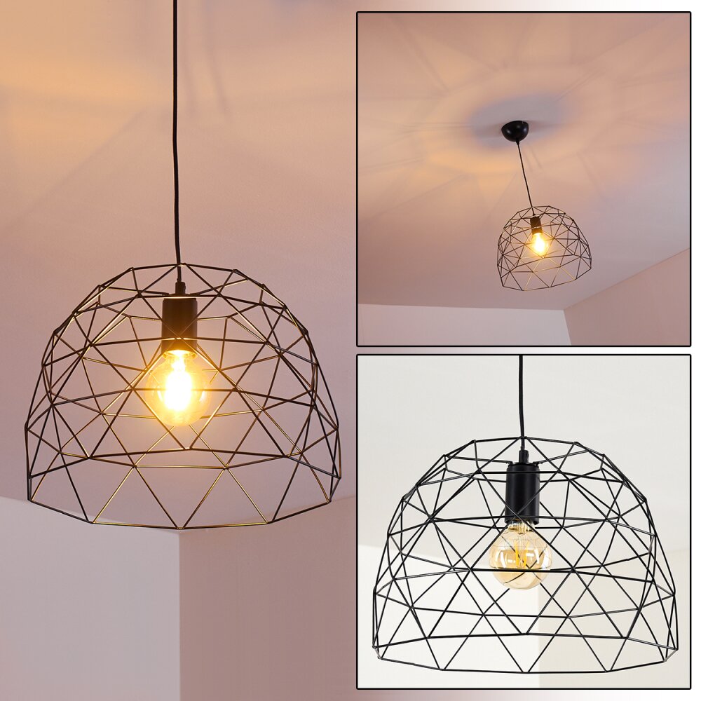 Hajom Hängeleuchte Schwarz, 1-flammig main product photo