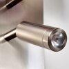 Kublis Wandleuchte LED Nickel-Matt, 2-flammig