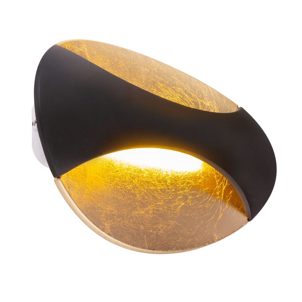 Globo ALEXANDRA Wandleuchte LED Schwarz, 1-flammig main product photo