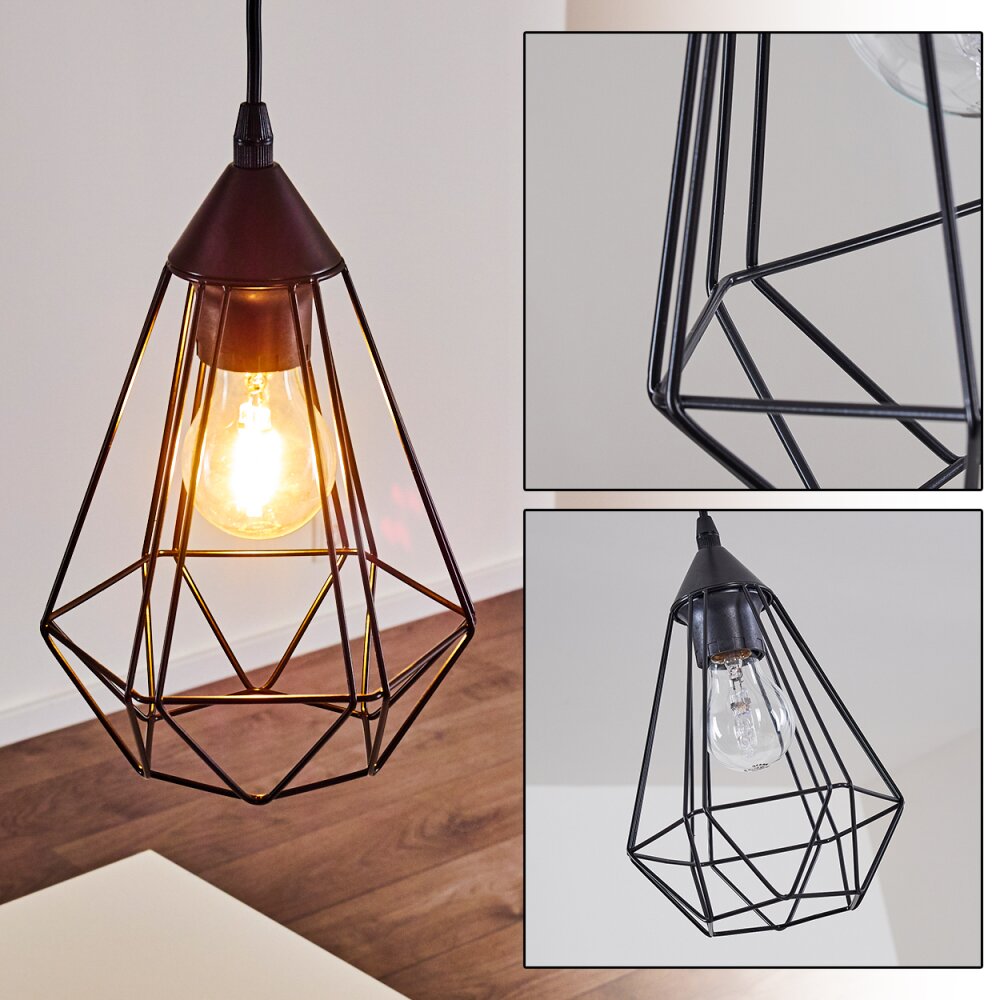 Cenova Hängeleuchte Schwarz, 1-flammig main product photo