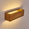 Adak Wandleuchte LED Holz dunkel, 1-flammig