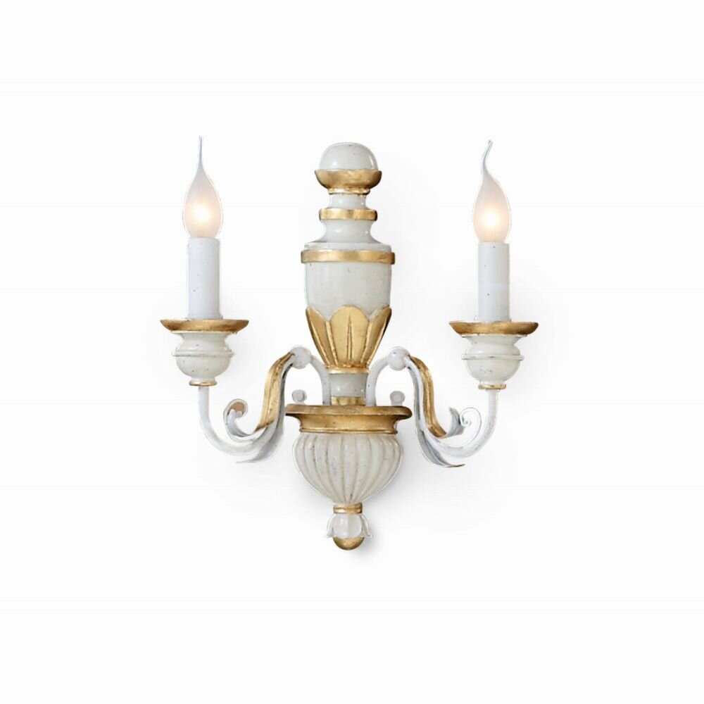 Ideal Lux FIRENZE Wandleuchte Weiß, 2-flammig main product photo