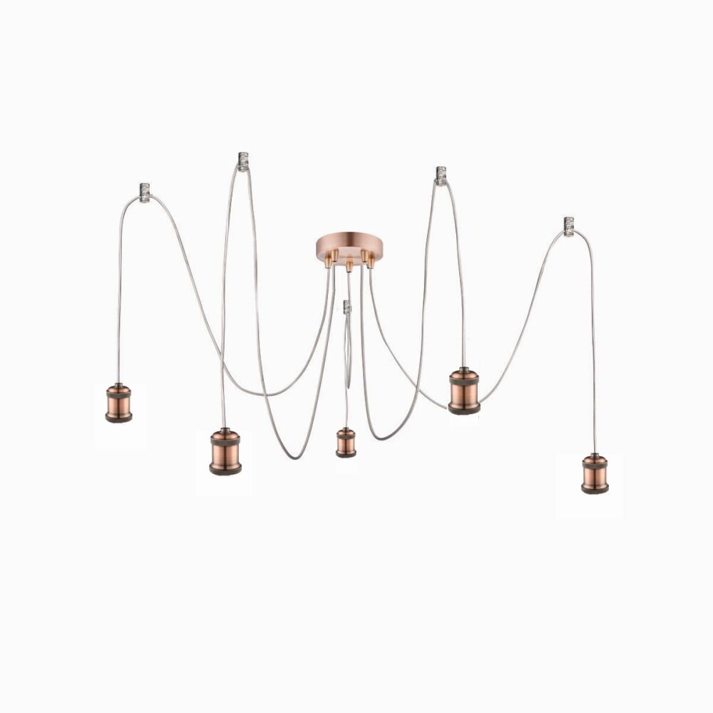 Globo OLIVER Hängeleuchte Kupferfarben, 5-flammig main product photo