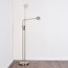 Gulkana Stehleuchte LED Nickel-Matt, 2-flammig