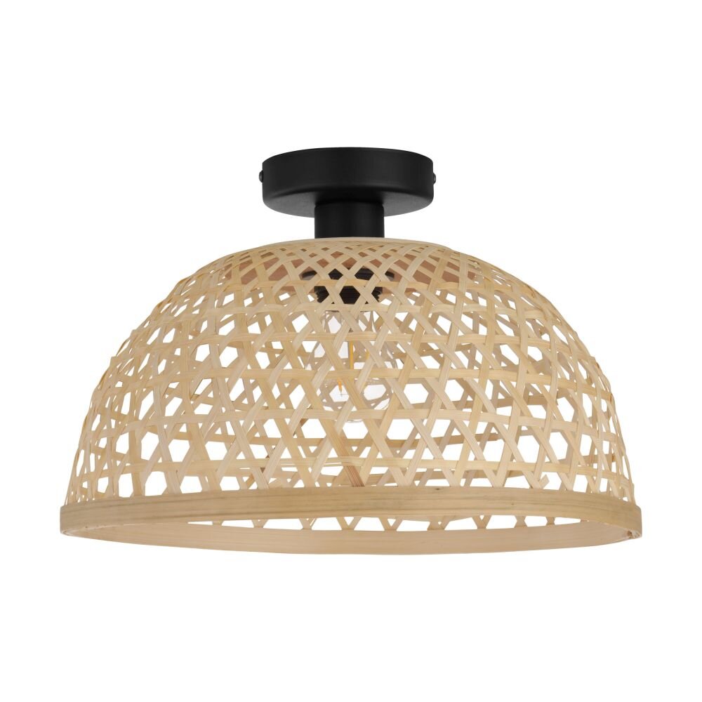EGLO CLAVERDON Deckenleuchte Naturfarben, 1-flammig main product photo