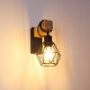 Barbengo Wandleuchte Braun, Schwarz, 1-flammig