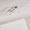 Colombero Deckenleuchte LED Silber, 2-flammig, Fernbedienung