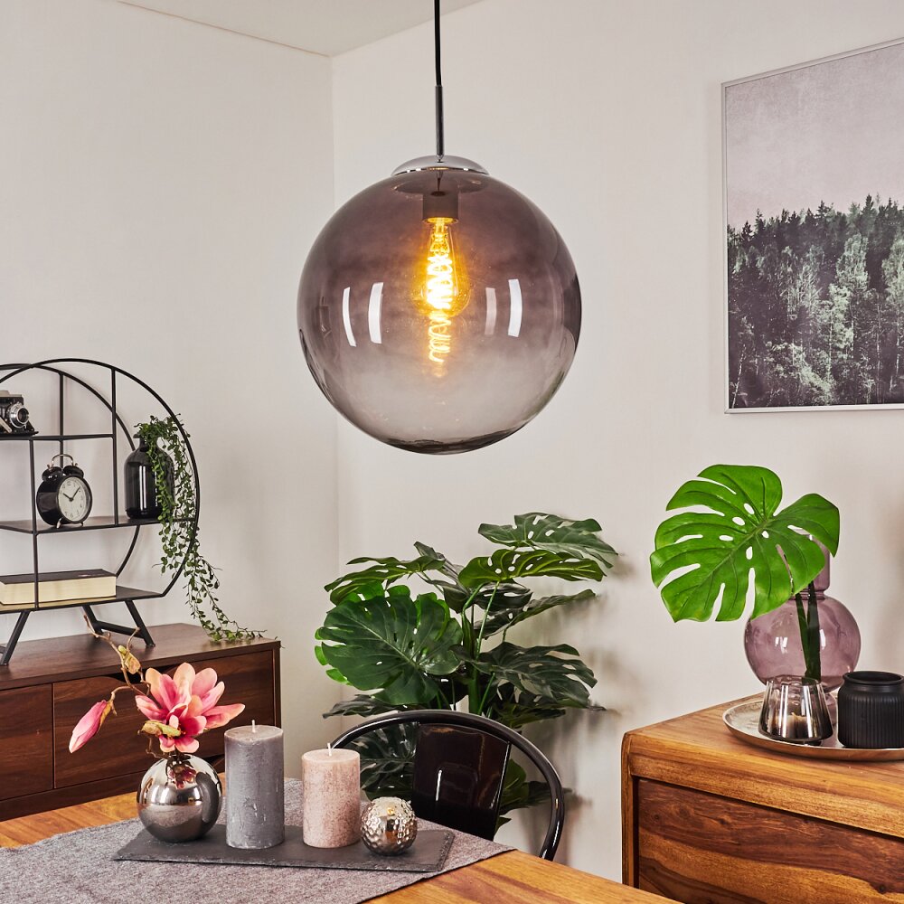 Degevos Hängeleuchte Chrom, 1-flammig main product photo
