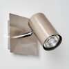 Zuoz Wandspot Nickel-Matt, 1-flammig