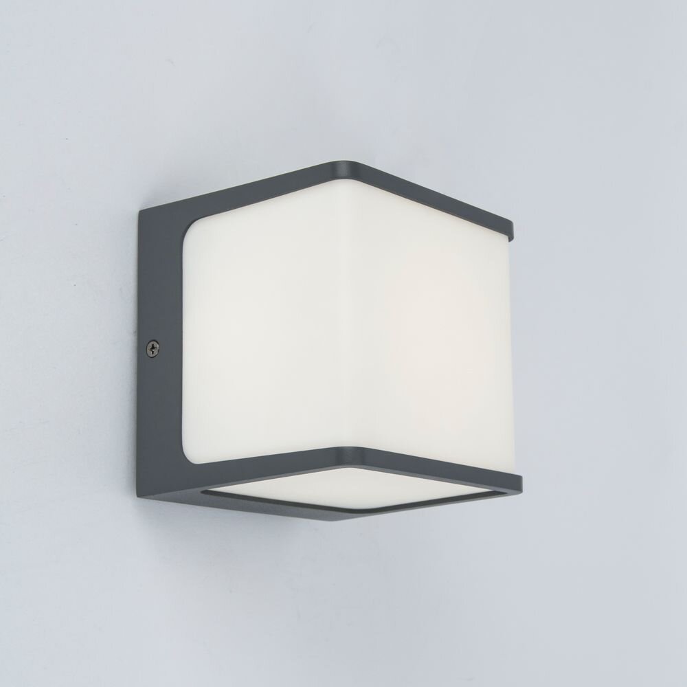 Lutec TELIN Aussenwandleuchte Anthrazit, 1-flammig main product photo