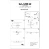 Globo OBARA Unterbauleuchte LED Glas, 1-flammig