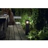 Philips Parterre Sockelleuchten LED Schwarz, 1-flammig